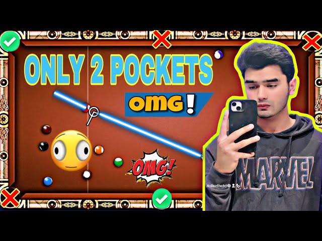 8 Ball Pool Two Pocket Only Challange 😱 | 8 Ball Pool Challange 🔥 Gameplay 2025 | PSK 8BP YT