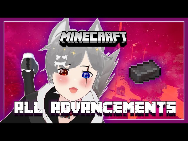 I wann Netherite!!! ⛏️😊  [Minecraft All Advancements] [Vtuber]