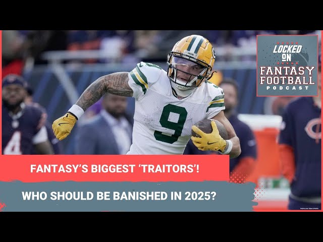 Fantasy football 'traitors': 3 players total from RB, WR & TE to banish from draft boards in 2025