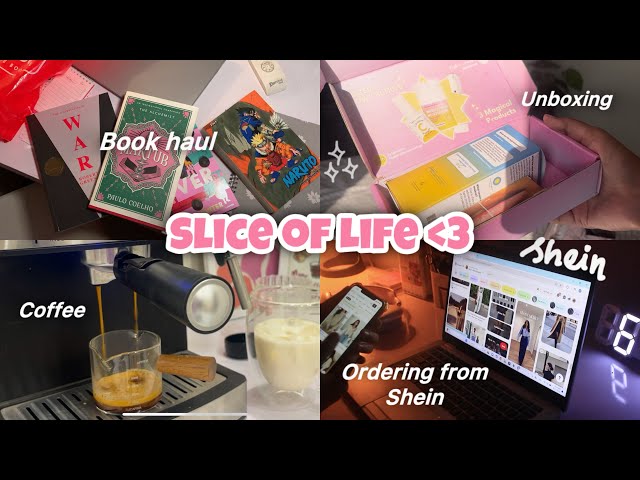 VLOG: Ordering from Shein, Some filming & Book Haul 📚🫧