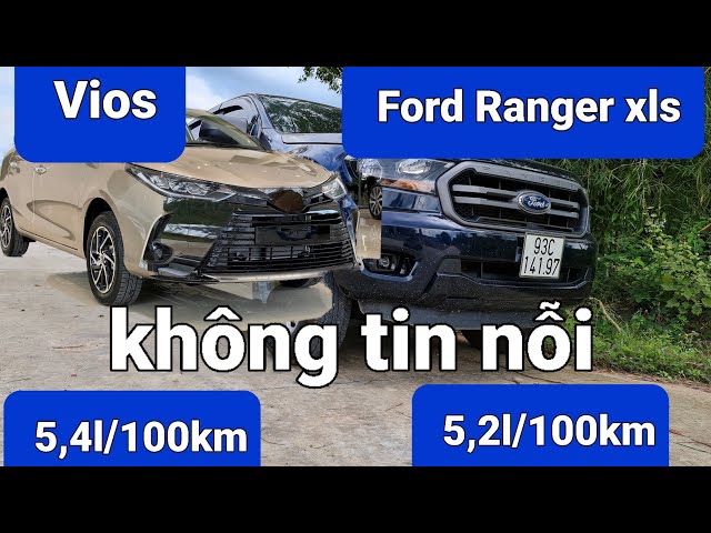 #Xeford#xebantai xe bán tải Ford Ranger xls tiêu hao nhiên liệu ở không tưởng ít hơn cả xe Vios