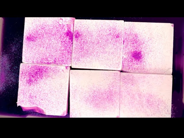 Purple Fresh ASMR Soft Gym Chalk Crush | Relaxing Satisfying Sounds