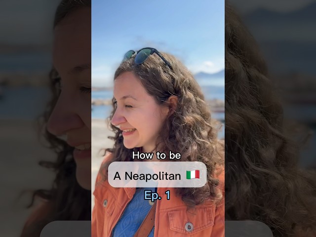 Ep.1 - How to be Neapolitan 🇮🇹 #shorts #indian #italian #culture