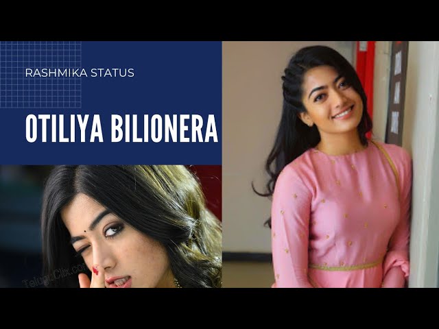 Rashmika Status Otiliya Bilionera Song || Free Copyright