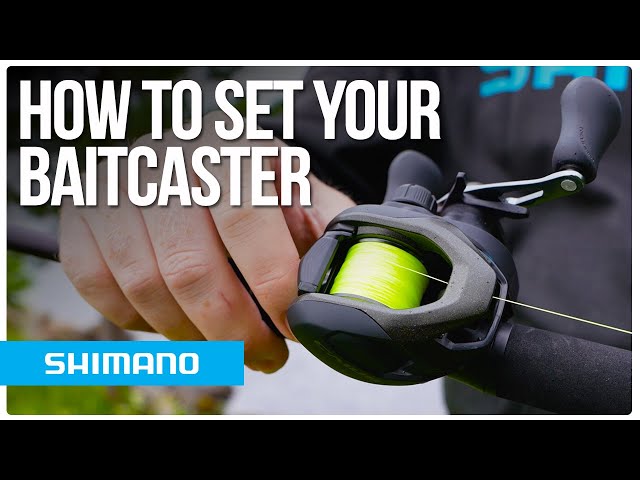 How to set your Baitcaster - Beginner fishing tutorial with the Shimano Caius