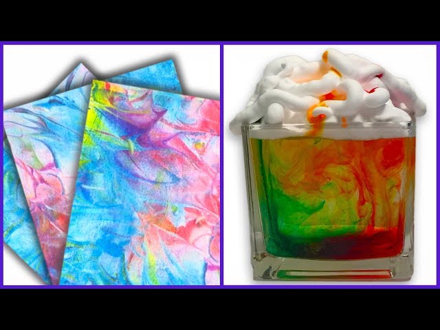 DIY Shaving Cream Crafts and Experiments for Kids