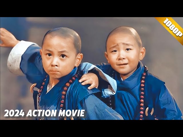 Kung Fu movie! Bullies provoke Shaolin Temple, four-year-old monk is Kung Fu master! #movie #kungfu