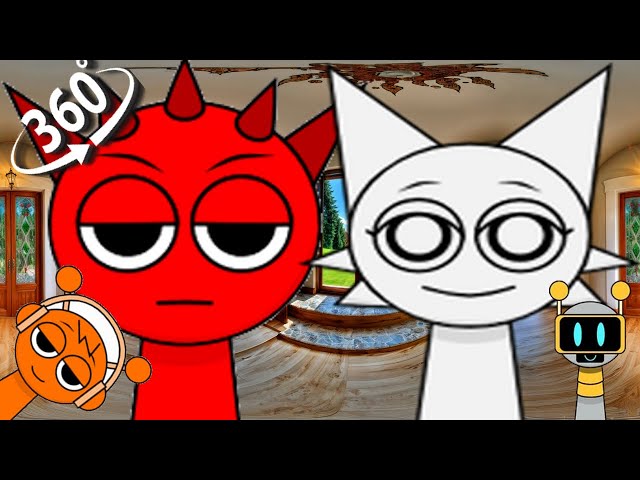 Best videos  Find Incredibox Sprunki Red Raddy and White Wenda  in 360° VR