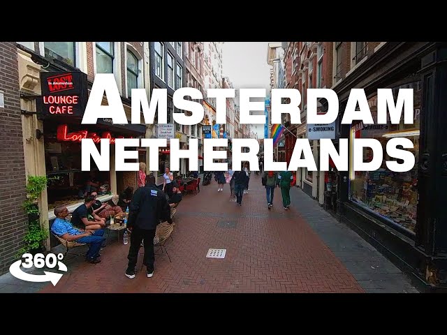 Amsterdam City Center 2022 • 360 Degree Video 5.7K ASMR Walking Tour