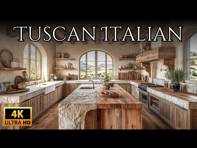 Ultimate Tuscan Kitchen Makeover: Rustic Italian Dream!