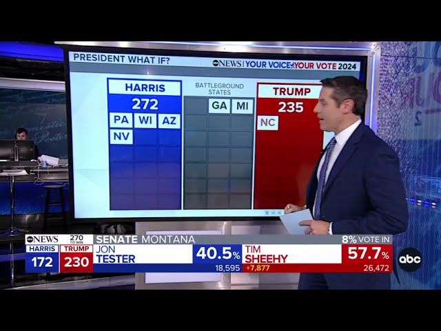 Trump will win swing state North Carolina, ABC News projects