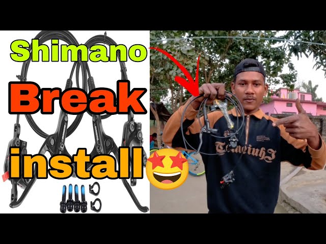 How to Shimano hydraulic Break Mt.200😍 fitting kaise karen🤔 ?