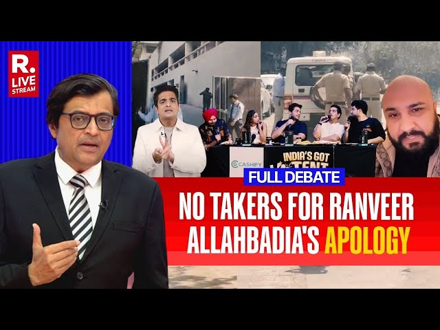 Debate With Arnab: Can Ranveer Allahbadia Get Away With An Apology? | India's Got Latent | Republic