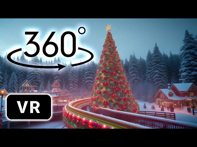 Christmas Chaos! Roller Coaster VR 360° The Ultimate Holiday Ride #xmas #video