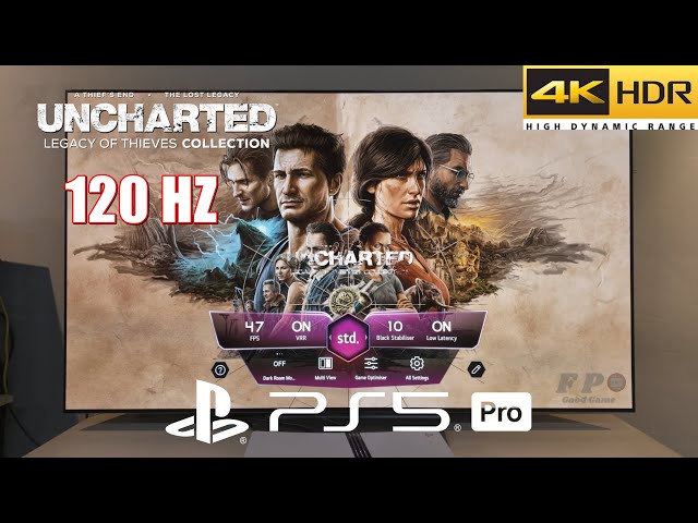 UNCHARTED Legacy of Thieves Collection PS5 Pro Gameplay With LG Oled TV 4K HDR 60FPS (120hz)