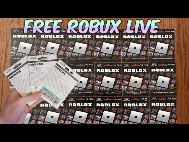 🔴 FREE 100,000 ROBUX GIVEAWAY LIVE! (Robux Giveaway)