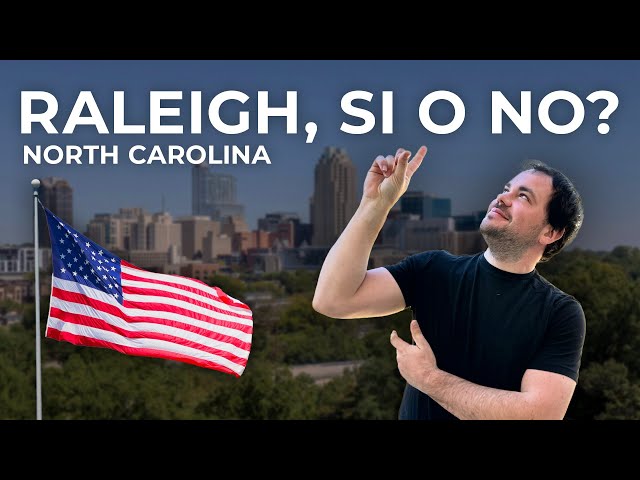 La MEJOR ciudad para VIVIR en Estados Unidos en 2025? Como es vivir en Raleigh, Carolina del Norte?