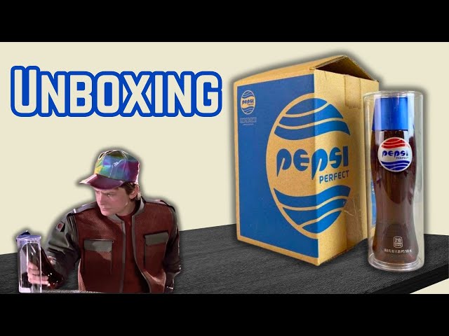 Unboxing a 10 year old SEALED bottle of Pepsi Perfect from Back to the Future