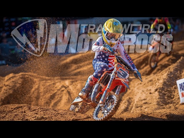 65cc WORLD ALL-STARS RACE ON PRO SUPERMOTOCROSS TRACK! TWMX SMX [65] RECAP