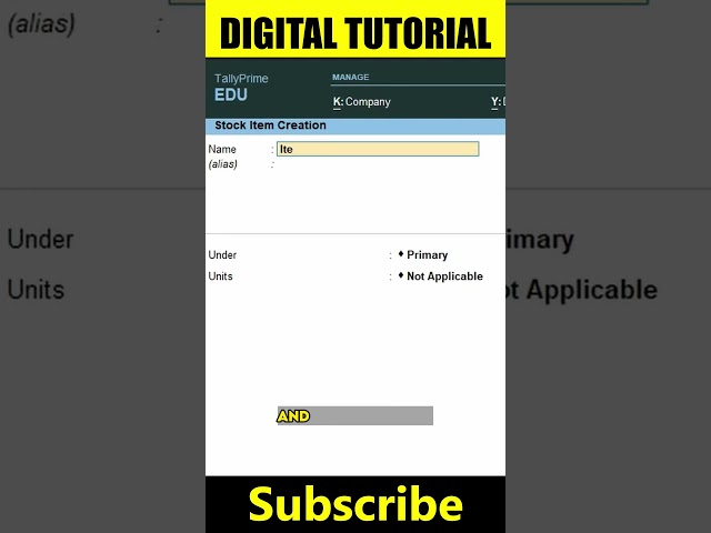 GST Purchase Voucher: How to Make GST Purchase Voucher in Tally Prime @digitaltutorial425