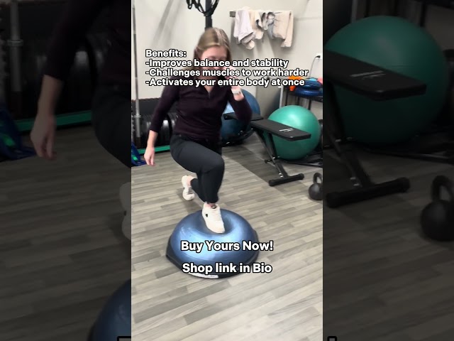 Physical Therapist Recommended Bosu Ball For Core, Stability, and Balance!