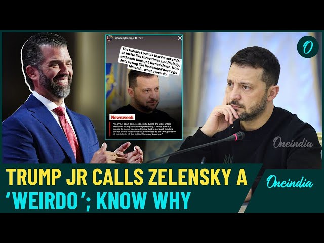 Trump Jr. Mocks Zelensky for ‘Begging’ for Donald Trump’s Inauguration Invite | ‘He’s a Weirdo’