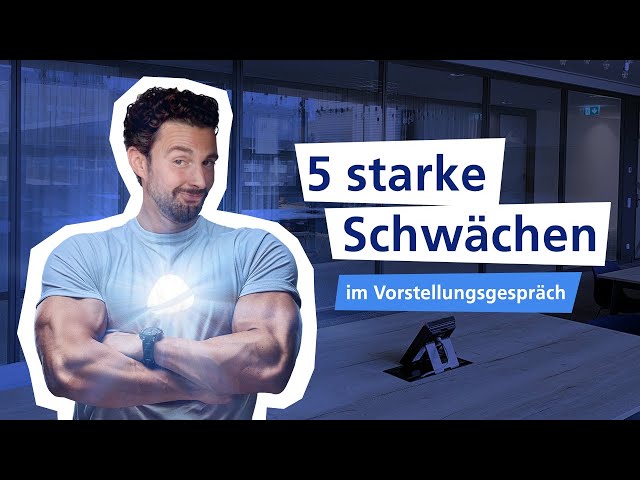 Vorstellungsgespräch: Schwächen nennen (5 Beispiele) 🚀