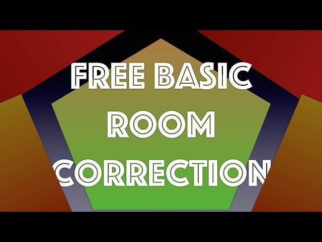 Free basic room correction