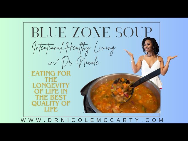 Live forever aka Blue Zone Soup 😊: Eating for longevity and wellness #healthyeating #health #cooking