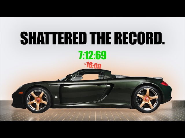 The Porsche Carrera GT Just Got WAY FASTER... (Porsche Carrera GT New Tires)