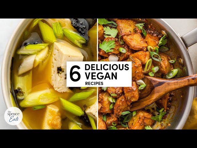 6 Deliciously Healthy & Easy Vegan Dinner Recipes | The Spruce Eats #CookWithUs #VeganDinners