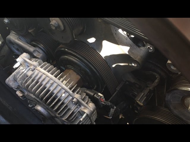 Super Duty Oil Leak DIY (vacuum pump) and (water pump access)