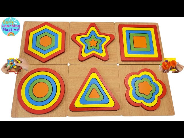 Learn Shapes, Colors, and Sizes | Toddler Learning Preschool | Early Math Skills | Shapes Activity