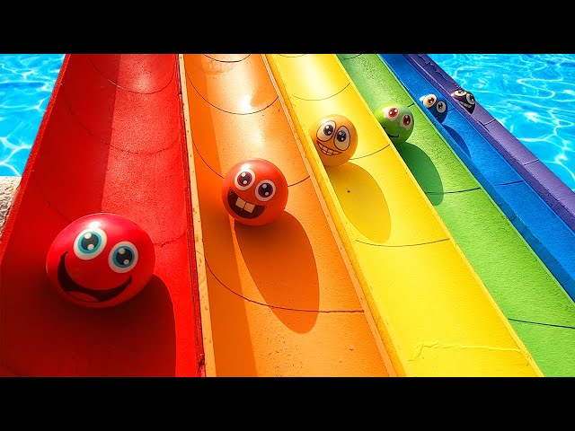 Marble Run 1000 Marbles Rain Gutter VS Mega Whirlpool ASMR Amakandu