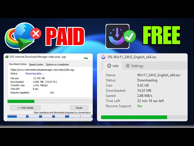 NEW FREE Download Manager for WINDOWS in 2025 | IDM Best Alternative