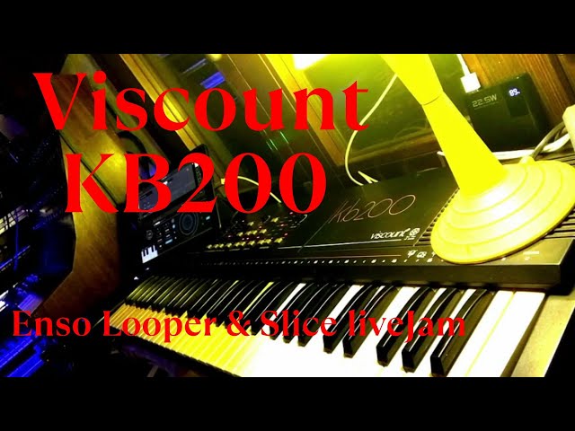 Viscount KB200 - Enso looper/Slice pattern drum LiveJam