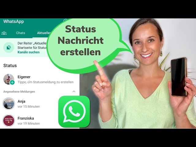 WIE ERSTELLT MAN EINEN WHATSAPP STATUS? I 2023