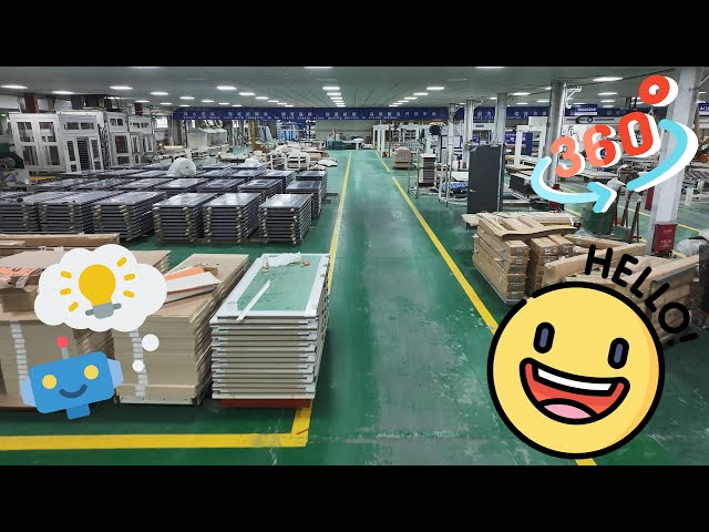 【360°VR Panorama】Walking tour around the factory