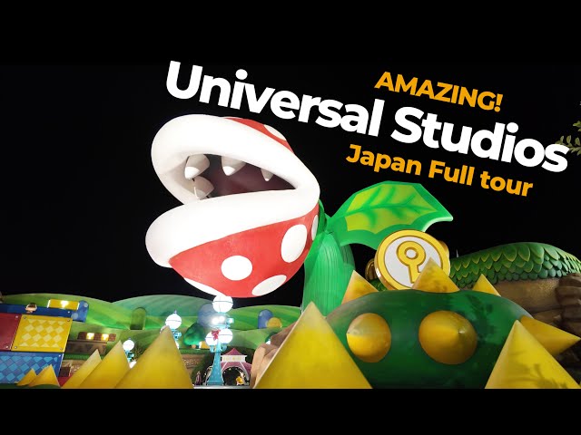 🇯🇵USJ FULL TOUR Experience at Home! Amazing Nintendo, Harry Potter, Spider Man, Jaws and Parade【4K】