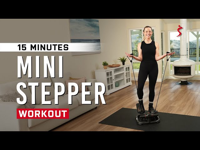 15 Min MINI STEPPER Workout - Strength and Cardio