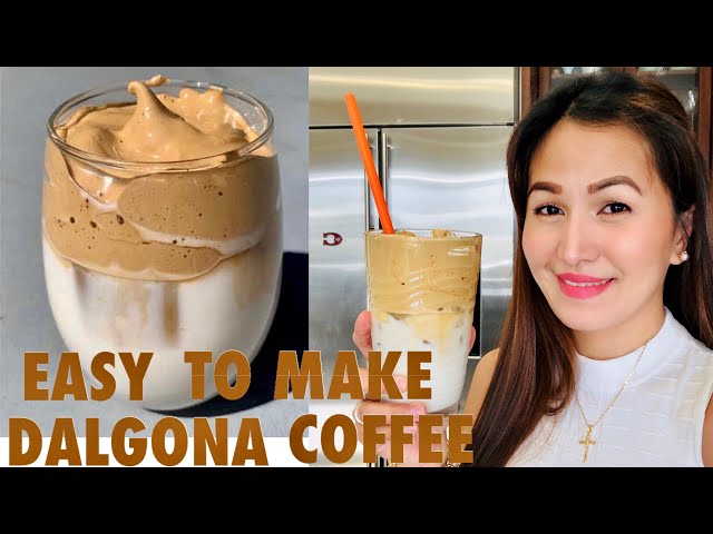 Easy To Make Viral DALGONA COFFEE - Filipina wife sa America | Pinoy Vlogger