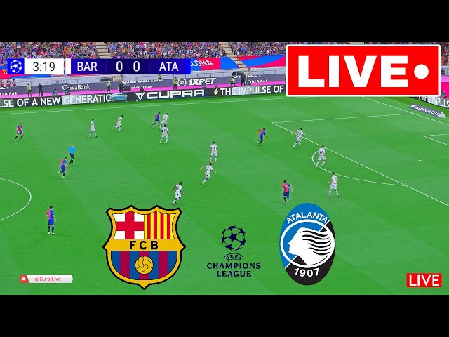 🔴LIVE : Barcelona vs Atalanta | Champions League 2025 | Match Live Now