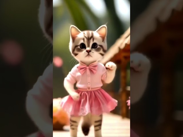 funny Ai cat dance 🕺😍🥰#funny #dance #cat #cute