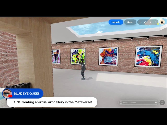 Creating Virtual Art Gallery in the Metaverse! Come Hang Out.