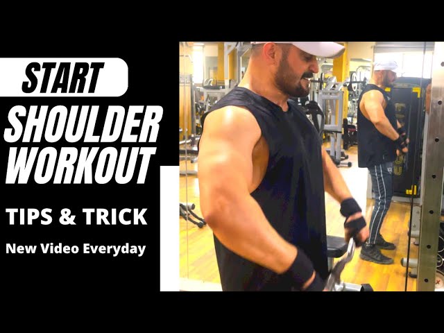 SHOULDER WORKOUT FOR MENS TO BUILD BIG SHOULDERS | | VLOG BY RKJ