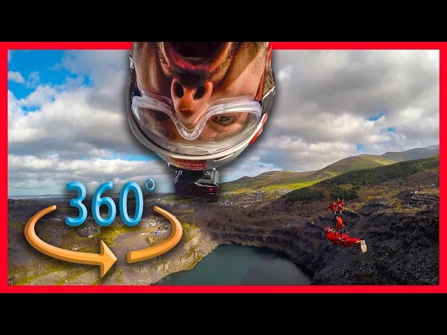 RIDING WORLDS FASTEST ZIP LINE IN 360 😱