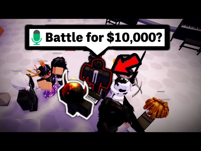 Defeat Me in A Piano Battle for $10,000 Robux