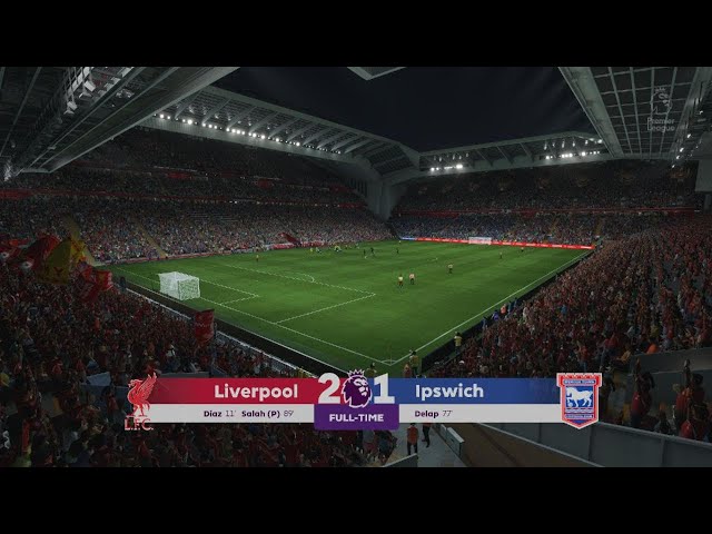 EA SPORTS FC 25 EPL Liverpool vs Ipswich Town PS5 PRO 4K