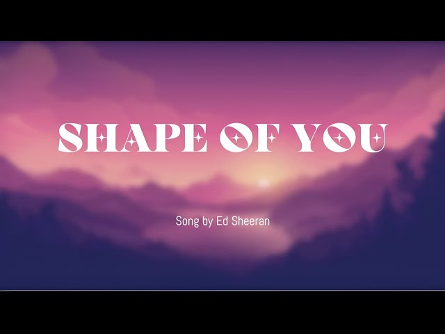 Shape of You - Karaoke Version | Sing Along