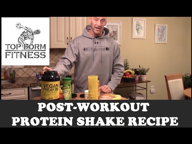 How to: Healthy Post Workout Protein Shake Recipe for Sweet Gains